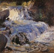 John Henry Twachtman THe Waterfall France oil painting artist